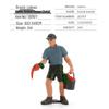 Cross-Border Farm Scene Worker Doll: Female Farmer with Shovel Ornament for Model Landscaping