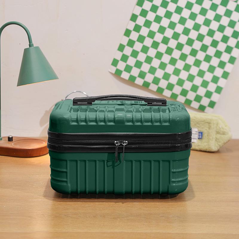 16-Inch Women's Lightweight Carry-On Suitcase & Makeup Bag with Lock