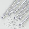 0-15cm Three-sided Straight Ruler Transparent Acrylic Ruler Math Drawing Tool for Engineer Artist Designer Architect