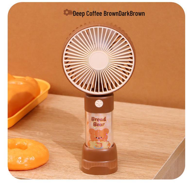 Portable USB Rechargeable Silent Phone Holder Fan