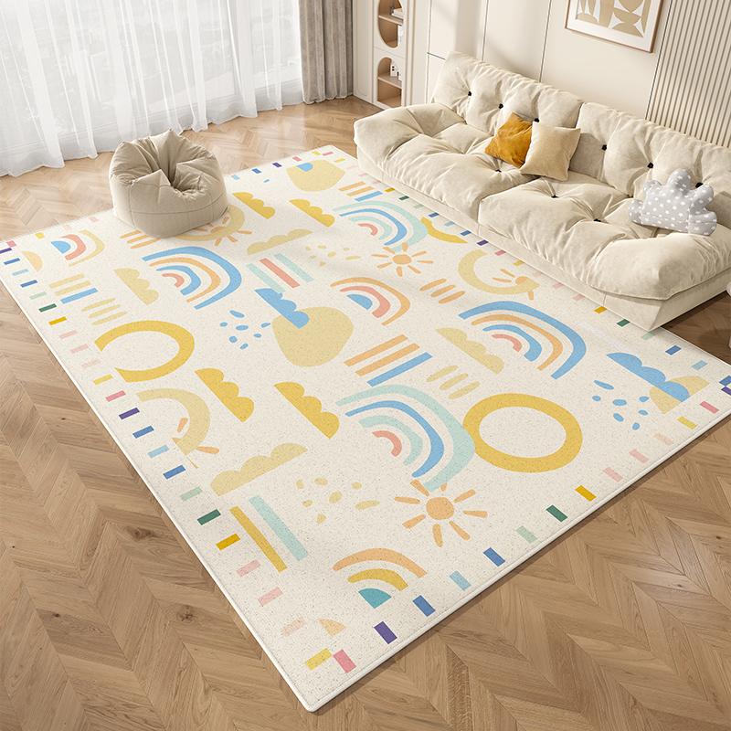 Cartoon Dopamine Carpet Living Room Sofa Coffee Table Rug Children'S Bedroom Bedside Cushion Soundproof Pad