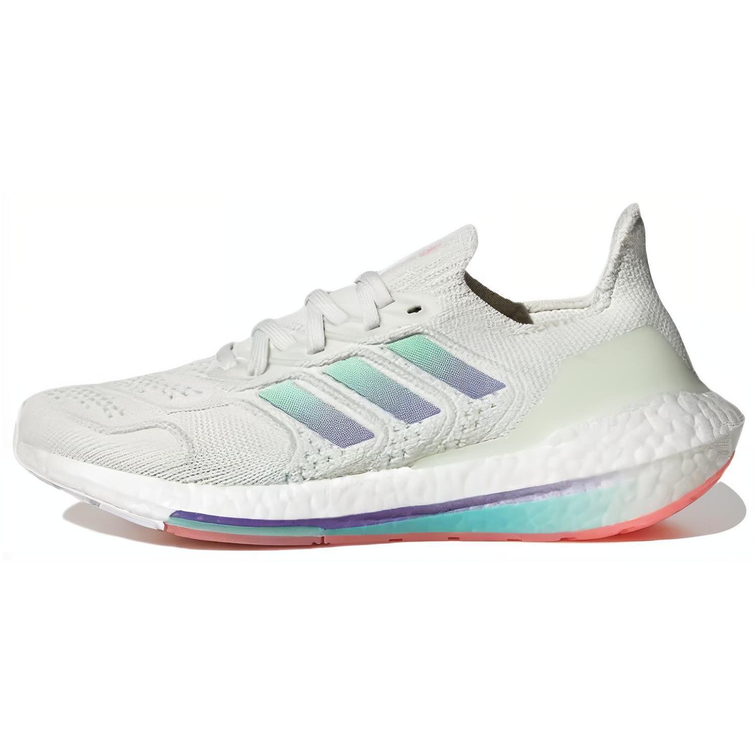 

Новые женские Adidas Ultra Boost 22 Heat.RDY Белые с радужным эффектом GX8087 36
