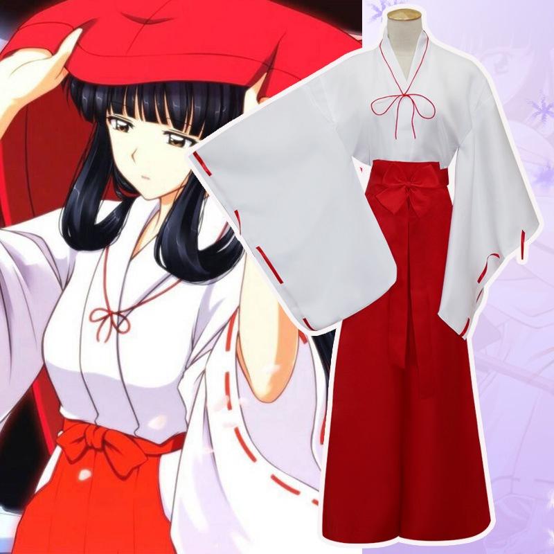 Anime Inuyasha Cosplay Kostüme in Premium-Qualität Platycodon Cos Kleidung Japanisches Hexenkostüm für authentisches Rollenspiel