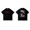 Demon Slayer Ghost Slayer Blade Short Sleeve T-Shirt Crew Neck Print Summer New Men's and Women's Streetwear