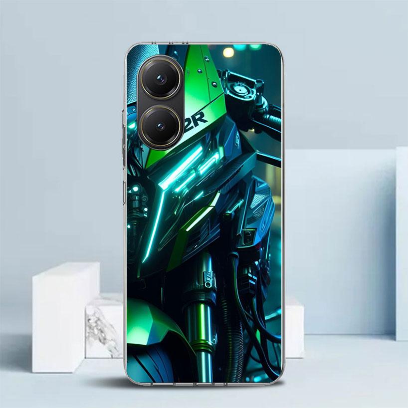 

Спортивный Автомобиль Мотоцикл H2R Крутой Мягкий Чехол для Xiaomi Poco F7 Ultra X7 X6 X5 Pro M7 Чехол для Телефона Redmi 15 15C 13 13C 12 12C 10 10C P Xiaomi Poco M7 4G