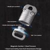 Titanium Alloy Magnet Quick Release Keychain 360° Rotatable Buckle Anti Stripping Dog walking Buckle Safety Lock design