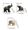 Resin Elephant Statue Elephant Figurine Sculpture Shelf Room Desk Table Home Office Bookshelf Decor Housewarming Christmas Gift