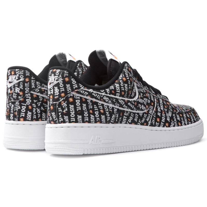 Nike Air Force 1 07 LV8 JDI Unisex Low Top Skate-Schuhe Schwarz AO6296-001