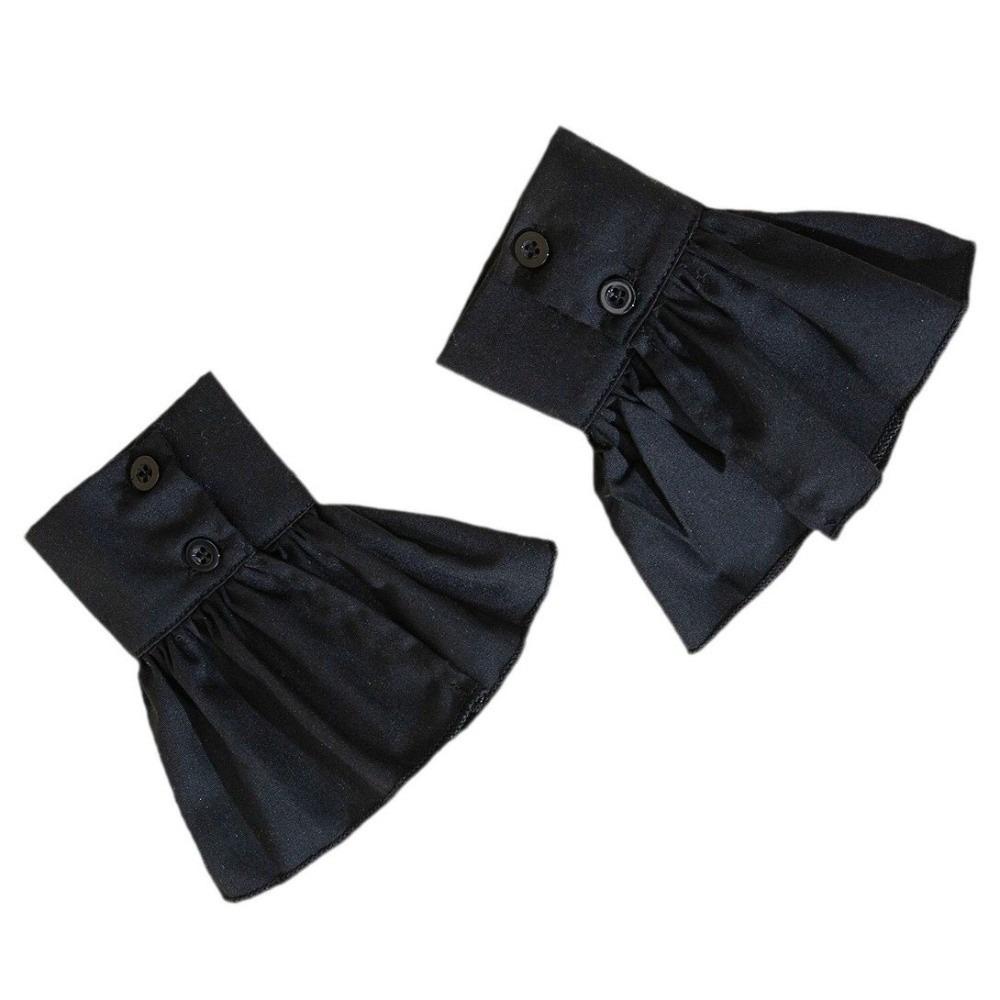 Ruffles Fake Cuffs Detachable Cuffs Hand Wrist Cuffs Sweet Fake Flared Sleeves  Girl/Women