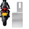 License Plate Bracket License Plate Extender Bracket Stainless Steel Motorcycle Rear Decorative Sign Support For Street Bike