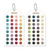 Color Analysis Template Cards 2pcs Double Sided Acrylic Matching Guide Portable Color Wheel Outfit Makeup Shopping Tool