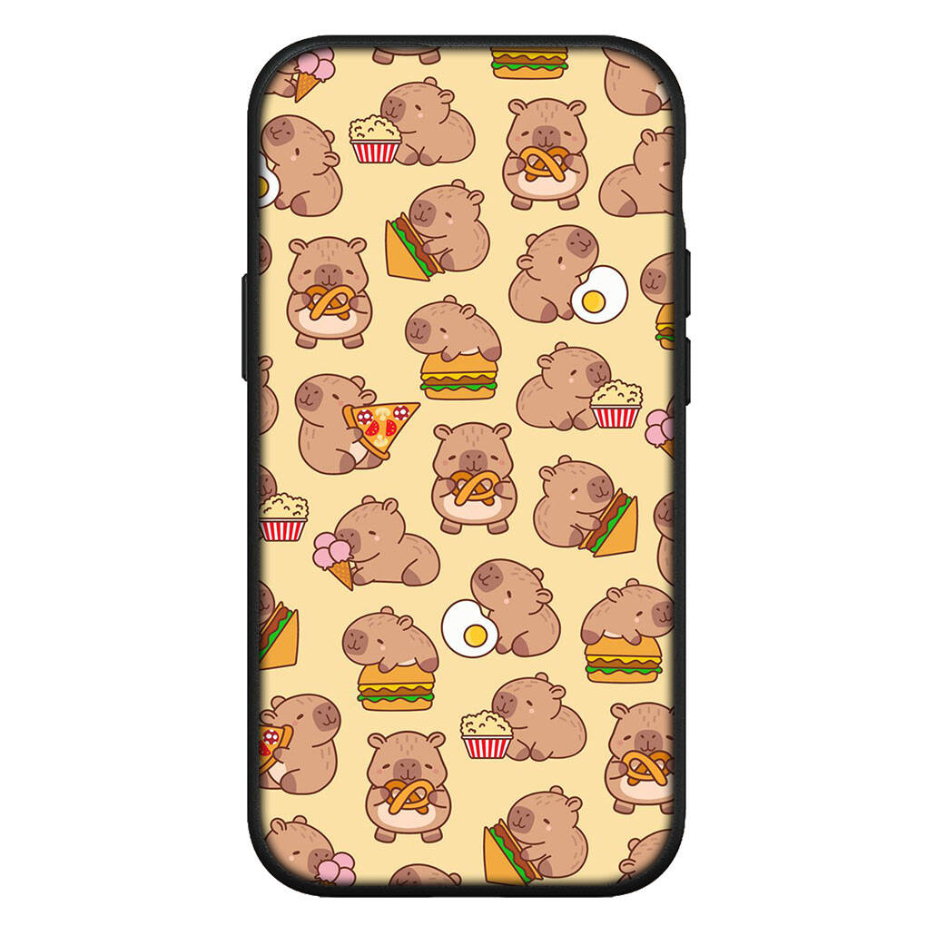 

for Motorola Moto Edge 70 60 50 G54 G86 Samsung Galaxy S25 iPhone 17 16 15 Xiaomi Redmi Note 14 13 Pro Max Phone Case Kawaii Capybara Cover for Samsung Galaxy S21 Fe