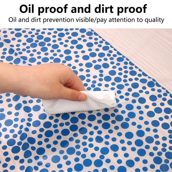 Table Cover Anti-slip Waterproof PEVA Kids Adult Birthday Party Disposable Tablecloth Daily Use