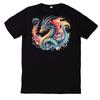 T-Shirt Fantasy Dragons Magical Dragon Motif Cotton