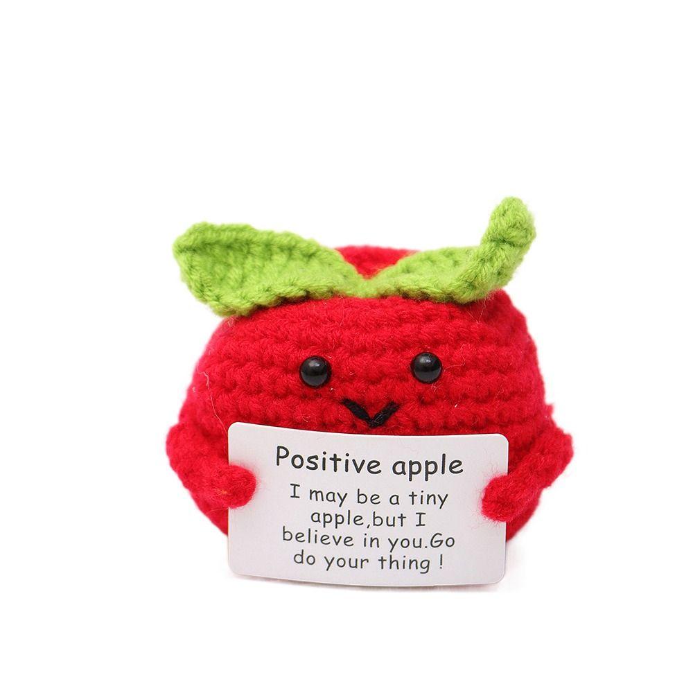 Vegetable Fruit Doll Positive Energy Potato Pendant Knitting Wool Yarn Doll Birthday Holiday