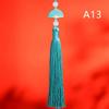 5Pcs Fan Tassels Bookmark Tassels Silky Handmade Soft Craft Tassels With Loops For Diy Crafts Jewelry Making Party Decor