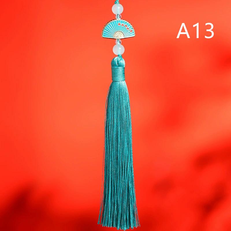 5Pcs Fan Tassels Bookmark Tassels Silky Handmade Soft Craft Tassels With Loops For Diy Crafts Jewelry Making Party Decor