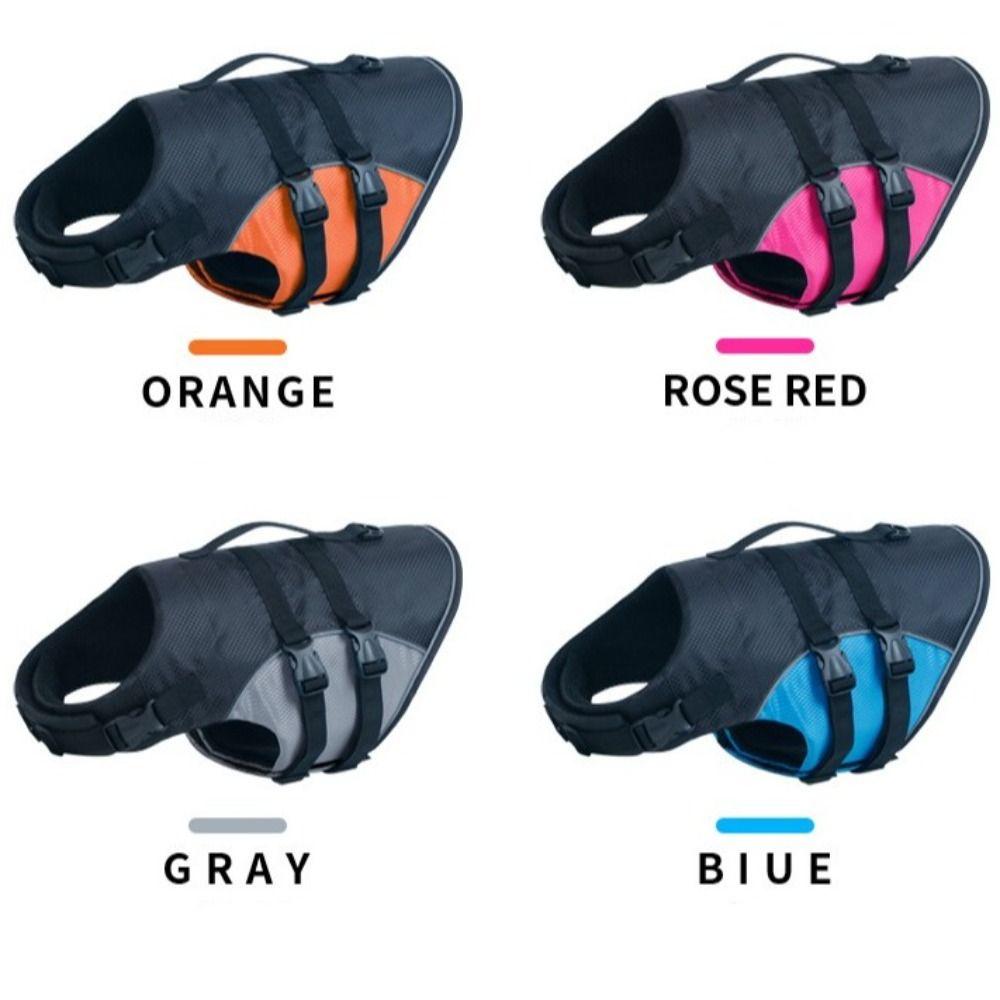 Adjustable Pet Safety Vest Enhanced Buoyancy Dog Swimming Suit Outdoor Activities