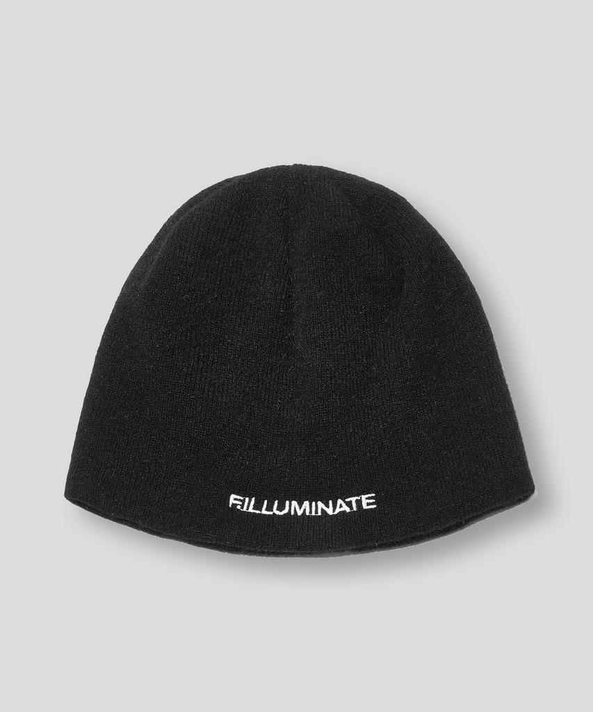 FILLUMINATE Hairy Logo Beanie - Black