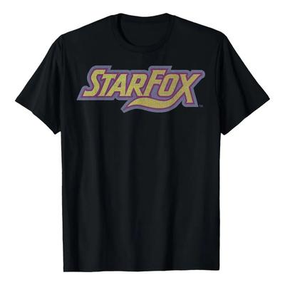 Star Fox Baskılı Vintage Tişört D Logolu
