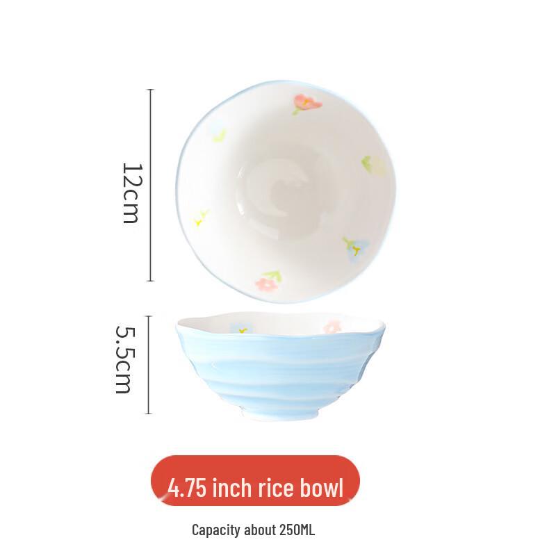 ZISIZ Ceramic Rice & Noodle Bowl