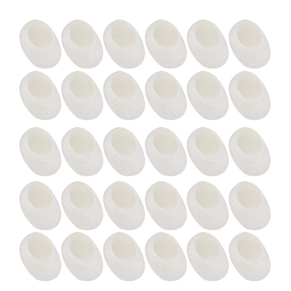30pcs Face Cleaning Natural Silks Cocoons Blackhead Removal Exfoliating Silkworm Balls