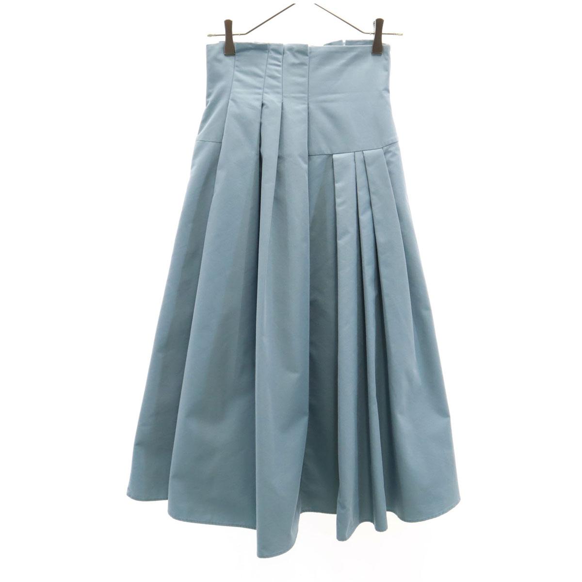 

Mila Owen Длинная расклешенная юбка Светло-голубая Женская Б/у