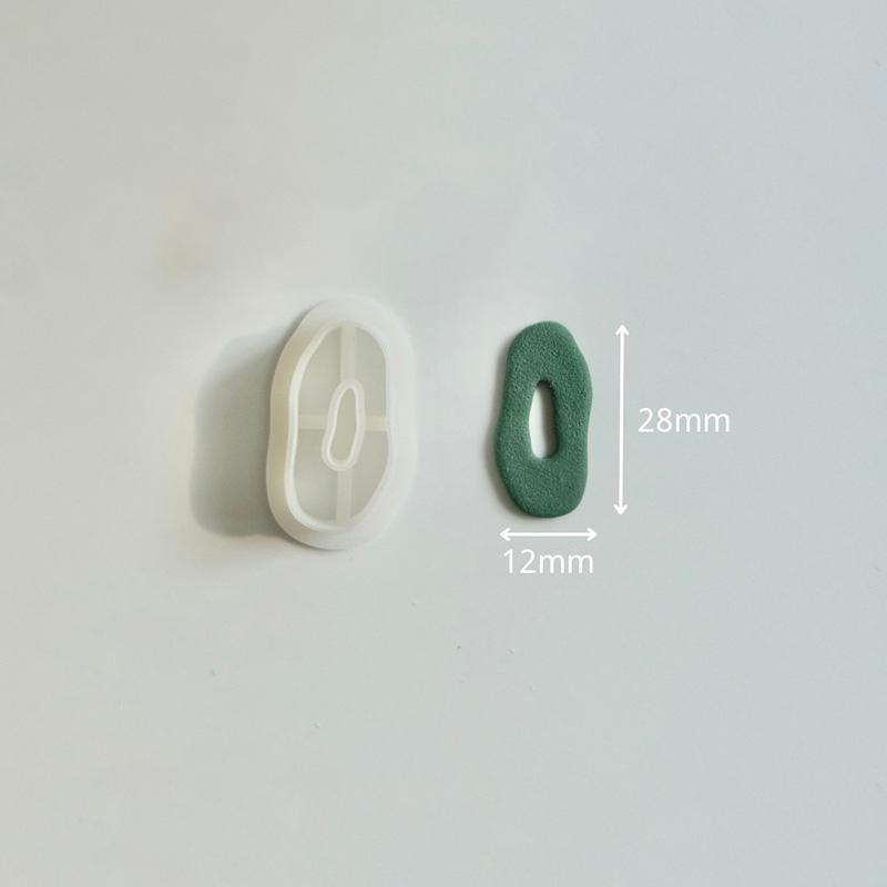Geometry Polymer Clay Shape Cutter  Irregular Round Oval Earring Cutters Earring Mould Clay Supplies Handmade DIY Jewellery