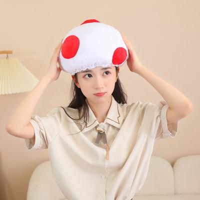 Yousheng Pilzhut Herren Damen Kinder Kopfbedeckung Hut Einzigartig Weich Kopfbedeckung Kostümzubehör Cosplay Ausgefallene Kleidung Requisiten