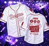 Kpop BTS Baseball Trikot Lila Kurzarm Cardigan Koreanische Streetwear Fan Support Hemd mit Knöpfen Konzertbekleidung für Damen und Herren