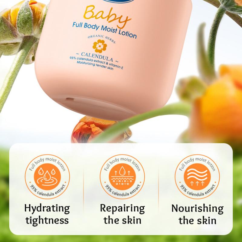 Calendula Children's Vitamin E Milk SADOER Whole Body Moisturizing Autumn and Winter Body Lotion