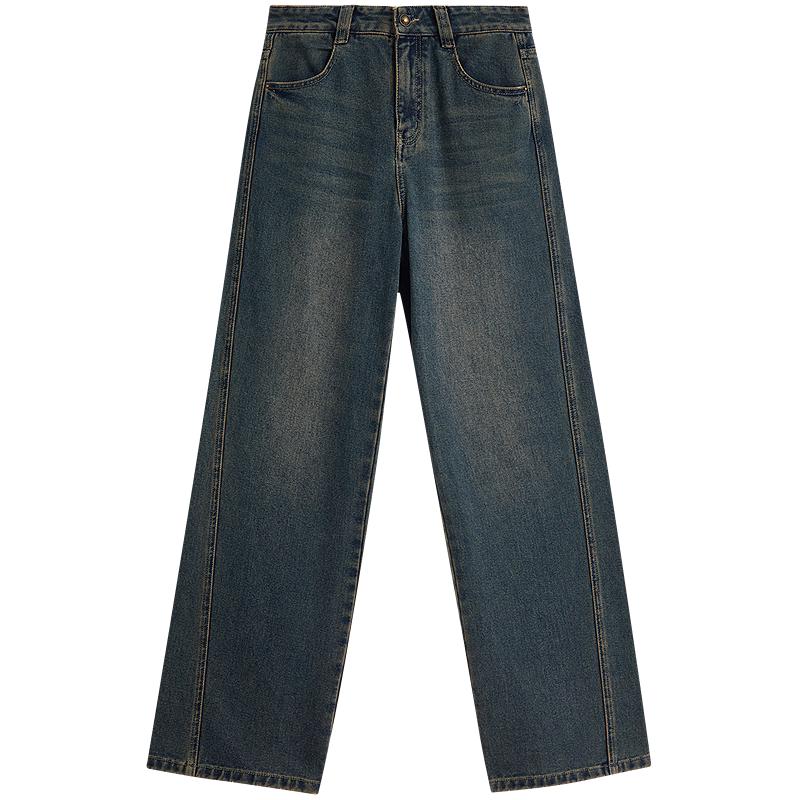 

INMAN Women s Retro High-Waist Wide-Leg Denim Jeans 28