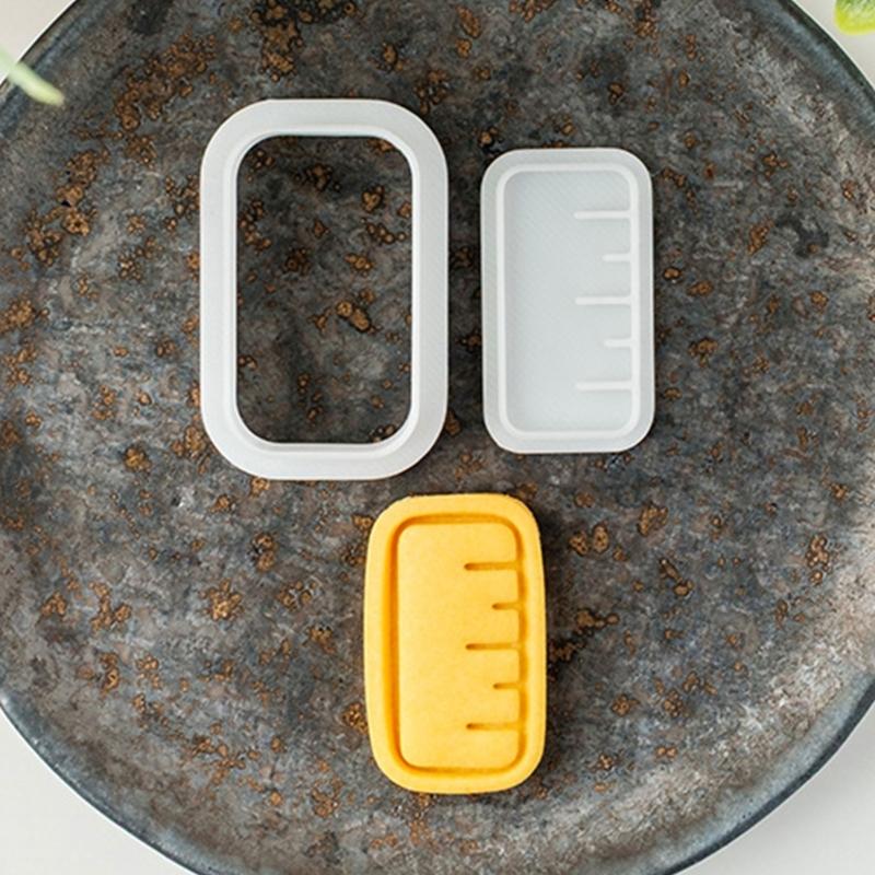 Educational Theme Plastic Cookie Cutters Molds School Cookie Stamps For Creative Baking With Children And Family Activity