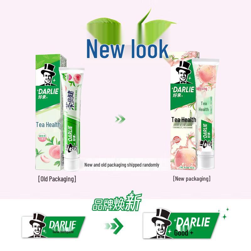 Darlie Tea Fresh White Peach Toothpaste 4-Pack