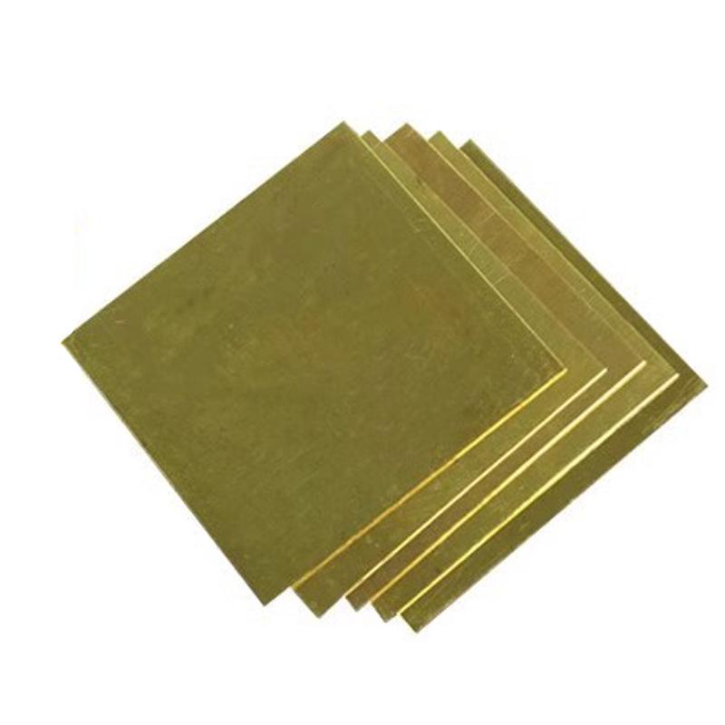 H62 Brass Plate Thickness 0.1mm 0.15mm 0.2mm 0.3mm Pure Copper Sheet DIY Laser Cutting CNC Frame Model Mould 10x10 15x15 20x20mm