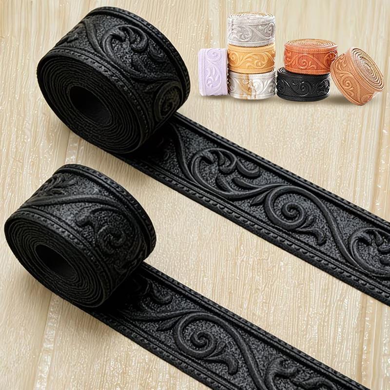 230cm 3D geprägte Schaumstoff Wanddekoration Selbstklebende Rückwandleiste, Dekorative Tapetenbordüre, Sockelleiste Hausdekoration