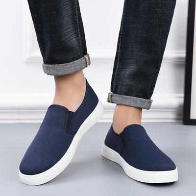 Men'S Casual Comfortable Solid Color Canvas Shoes, Breathable Lightweight Sports Shoes for Spring, Summer, And Autumn 2025