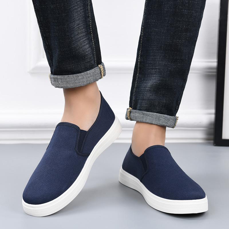

Fashion Men S Casual Comfortable Solid Color Canvas Shoes, Breathable Lightweight Sports Shoes for Spring, Summer, And Autumn 2025 39