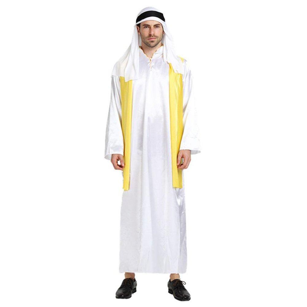 Arab Cosplay Oil Tycoon Costume Halloween Millionaire King Costume Fancy Dress C530 [monoii]