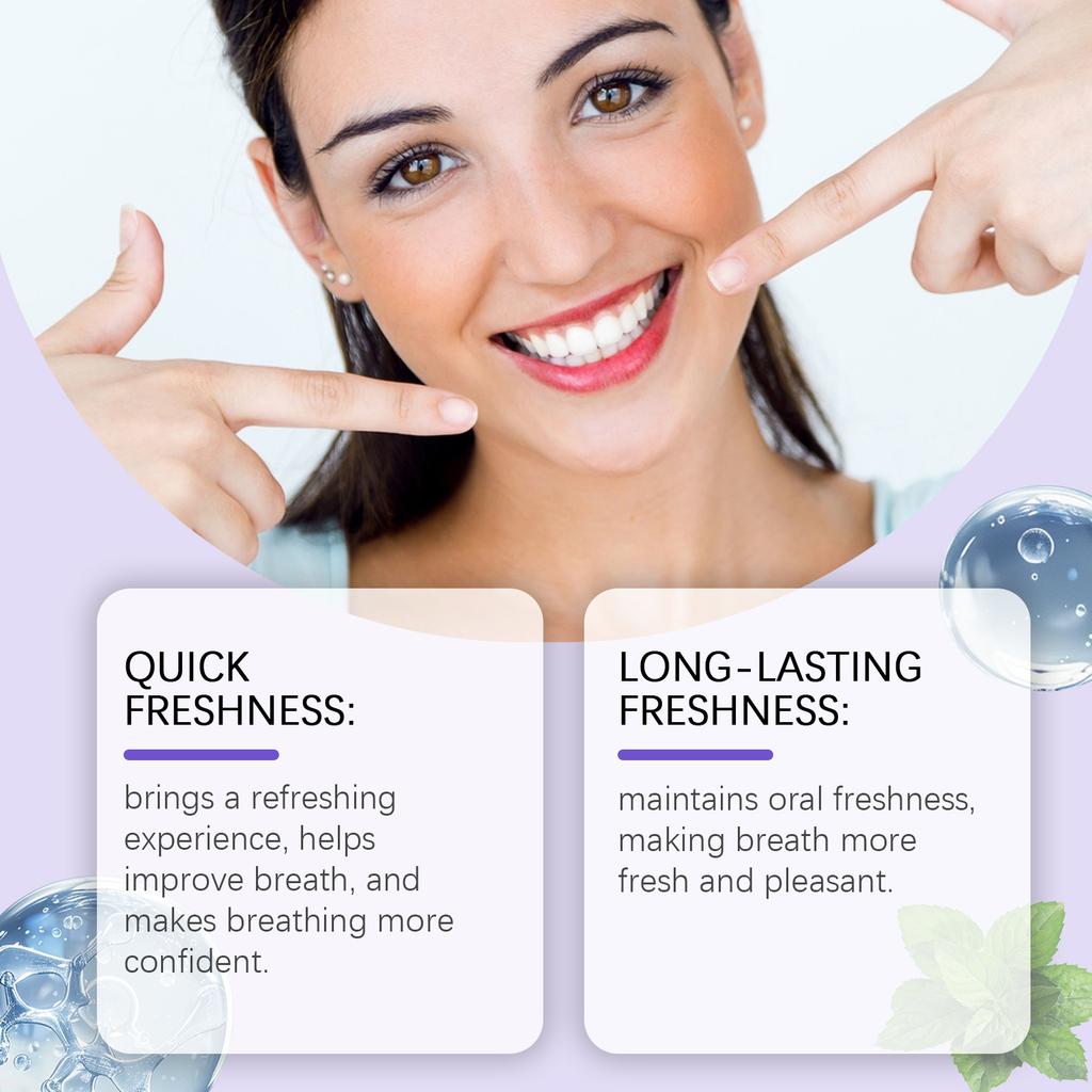 Oralhoe Fresh Oral Spray – Refreshing & Long-Lasting, Portable & Convenient, Reduces Oral Odors, Cleansing