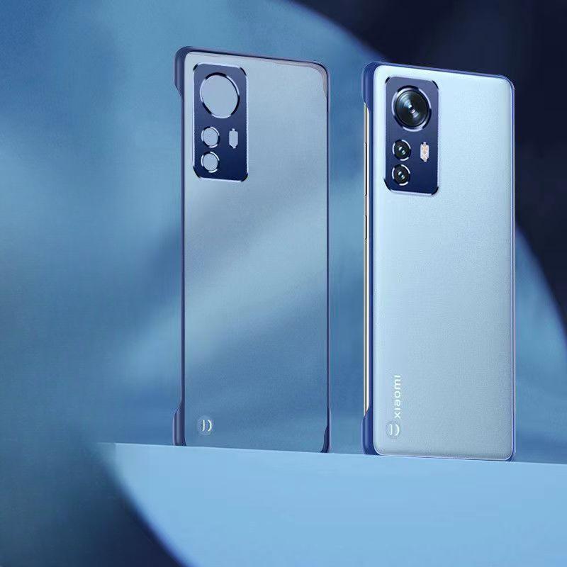 

Подходит для Xiaomi 13PRO Безрамочный Металлический Объектив Чехол для Телефона Redmi K60 Тонкий, Матовый Защита от отпечатков пальцев MIX4 Жесткий Redmi K40S синий