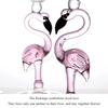 1Pcs Creative Pink Flamingo Cocktail Glass Martini Goblet Nverted Cone Shaped Wedding Birthday Party Crystal Champagne Wine Cup