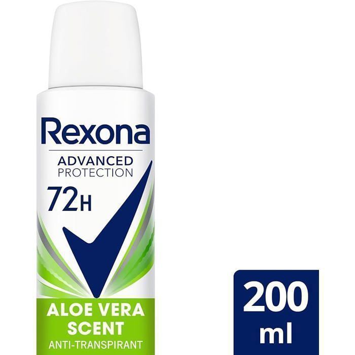 Déodorant - REXONA - Femme - Aloe Vera - 200ml - Sans alcool