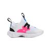 Nike Fabric Slip Resistant Cushioning Abrasion Resistant Low top Toddler Shoes White Pink Infant And Toddler BQ4004-101