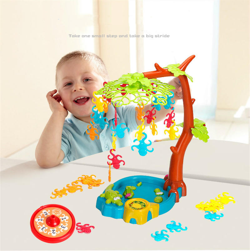 Kids Intelligence Board Game Balance Funny Monkey Climbing Tree Hang Toys Desktop Party Games Educational Toys For Toddler