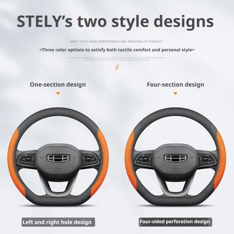 Sport Style Steering Cover For BYD Atto 3 Dolphin Seal Han Tang Seal U Dolphin Mini Shark 37‑38CM Premium Touch Car Accessories