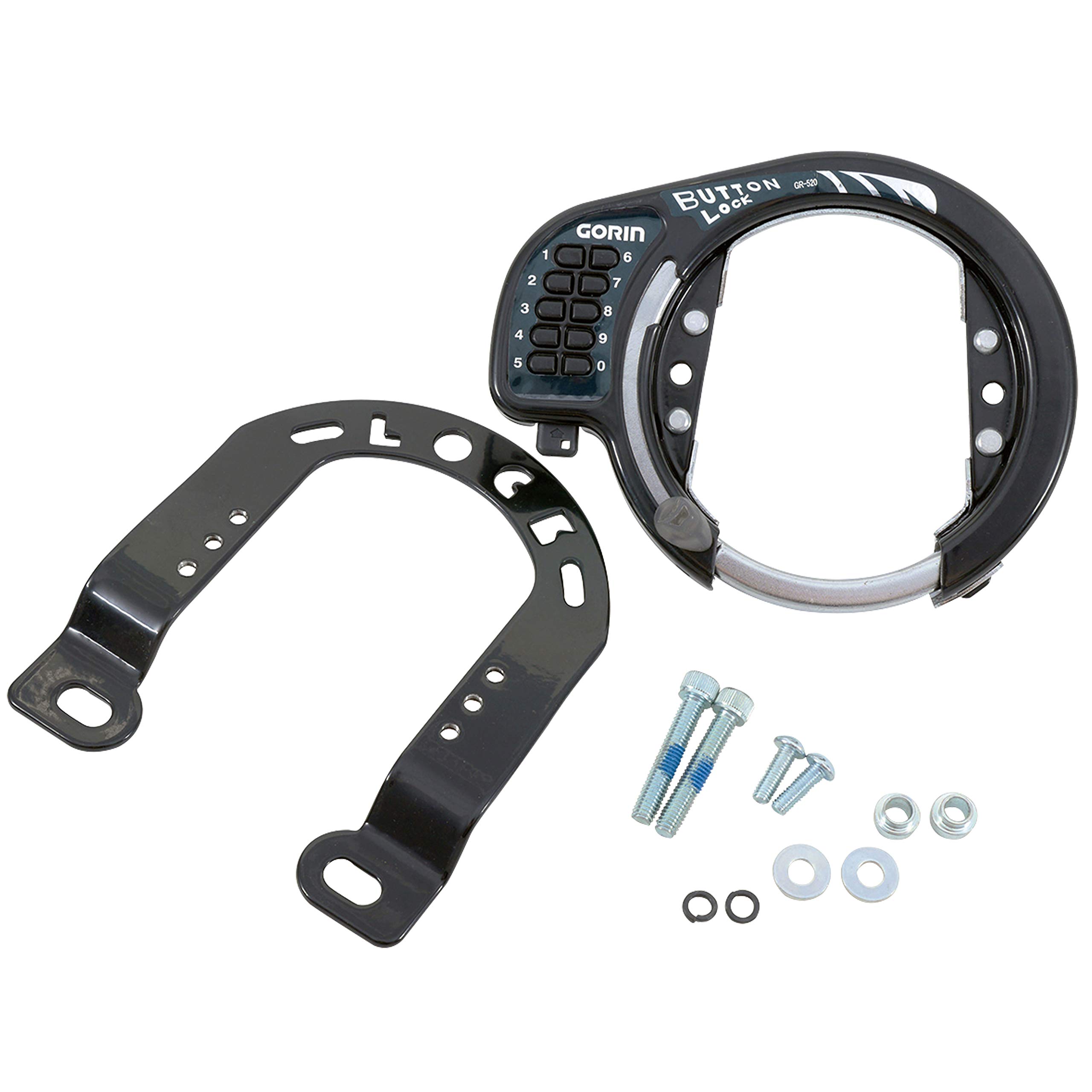 

GORIN Button Ring Lock for CTB/MTB V-Brakes, Black, GR523-K чёрный