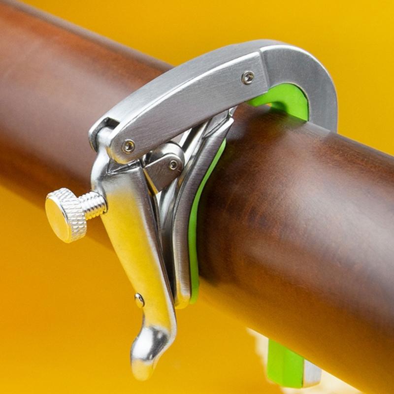 Guitar Capo Metal Tunings Clamp Ukulele Capo Metal Texture Guitar Replacement Part for Acoustic and Electric Guitars