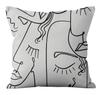 Nordic Wasabi Style Abstract Pillowcase Modern Simple Home Sofa Bedside Cushion Cover