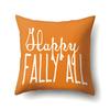 Thanksgiving Pillowcase Blessing Maple Leaf Pumpkin Sofa Cushion Cover Office Home Living Room Pillowcase